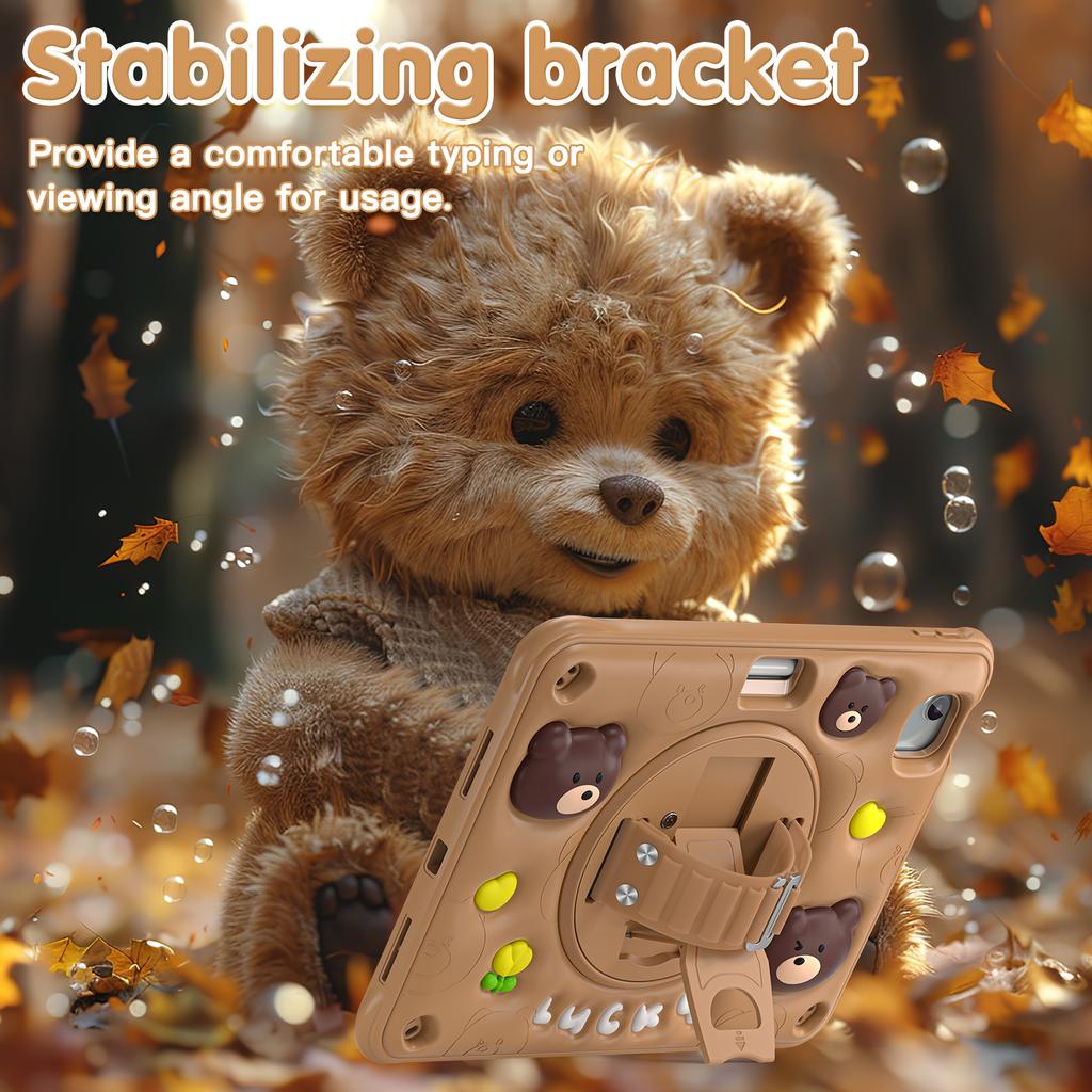 For iPad Air 11 (2025)/(2024)/Air (2022)/(2020)/Pro 11 (2022)/(2021)/(2020)/(2018) Case Kickstand Tablet Cover