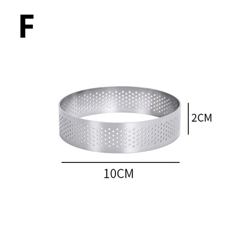 

1 шт., форма для печенья из нержавеющей стали, форма для тарталетки, кольцо, круглая форма для торта, мусса, кондитерского пирога 10cm