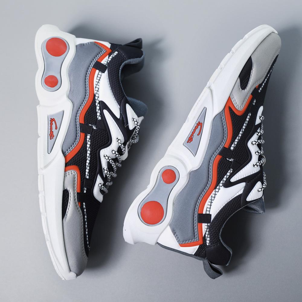 Nowe Wiosenne Oddychające Buty Męskie Siateczkowe Outdoorowe Buty do Biegania Męskie Casualowe Sneakersy Męskie