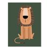 Child Room Safari Animals Lion Giraffe Zebra Poster Nursery Wall Art Canvas Painting Nordic Kids Bedroom Print Picture Decor