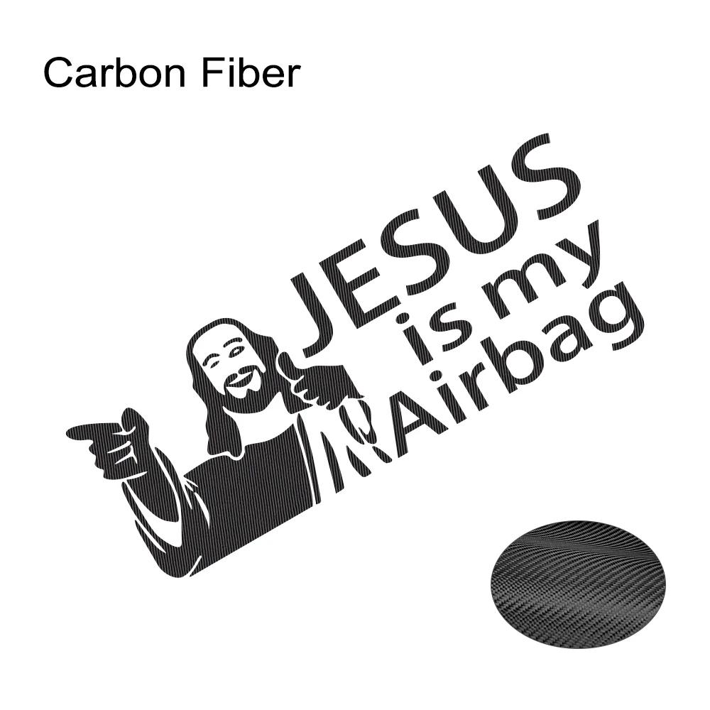 

Jesus is My Airbag Car Sticker Motorcycle Truck Window Door Vinyl Film Decals Safety Driving God Blesses Decoration Accessories