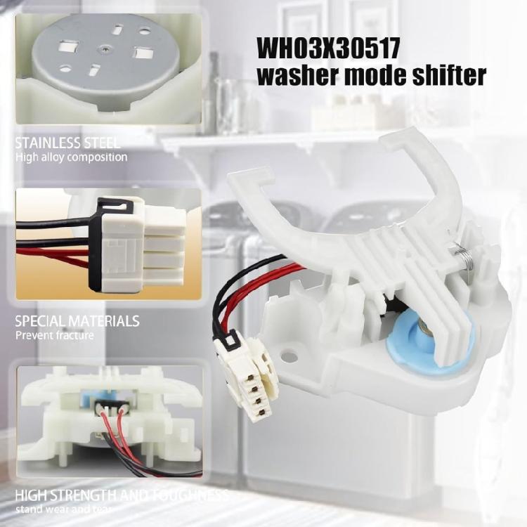 Washing Machine Clutch Release Actuator Washer Shifter Gear Clutch Replacement for WH03X30517 WH05X25036 WH05X24435