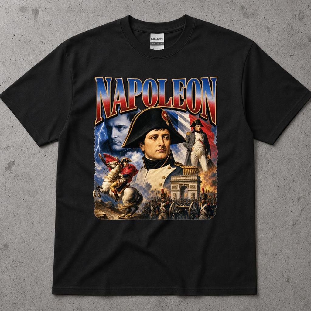 Napoleon Graphic T-Shirt Historical Military Art