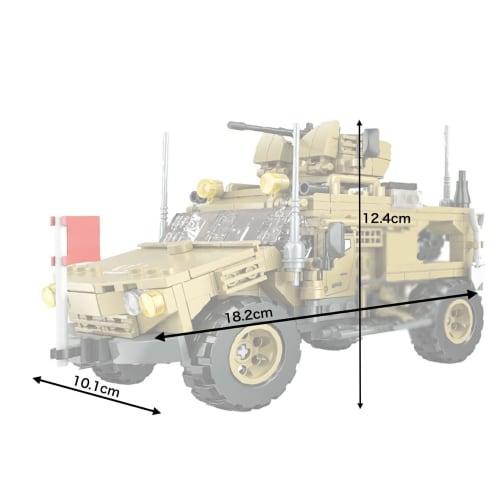 AFM M-ATV M1240A1 Mine Resistant/Ambush Protected Armored Vehicle 488Blocks