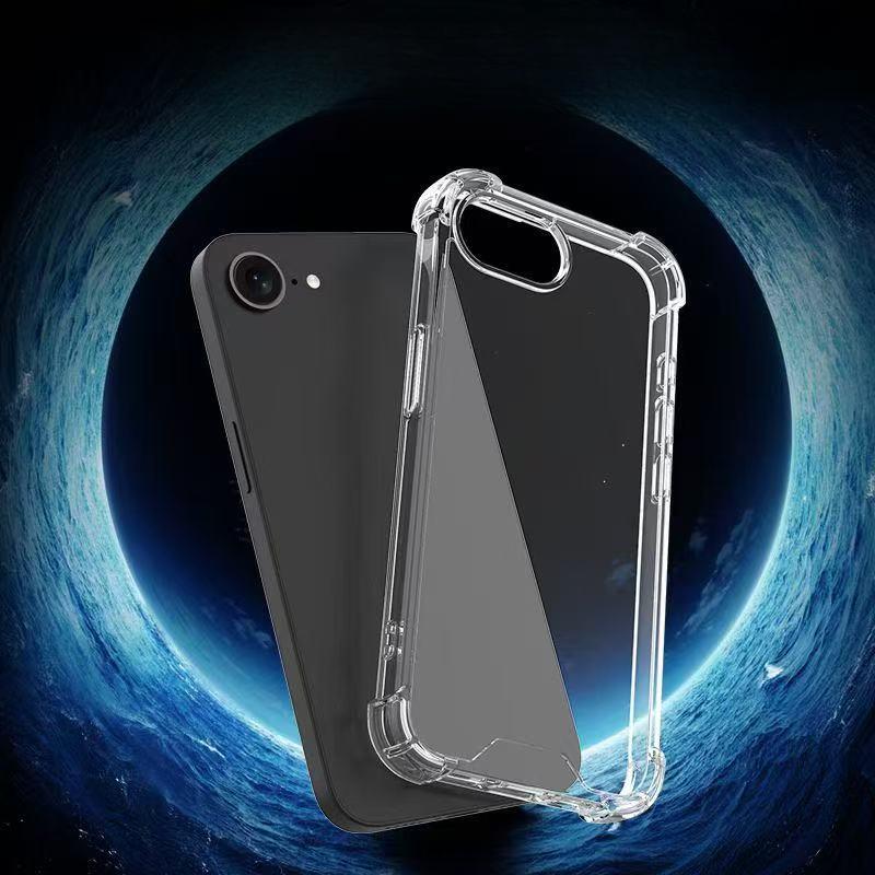 

SE4 подходит для iPhone SE4 Четырехугольный антипадающий акриловый прозрачный чехол для мобильного телефона Акриловый 1,5-дюймовый толстый полный пакет iPhone SE4 [1.5 thickness]