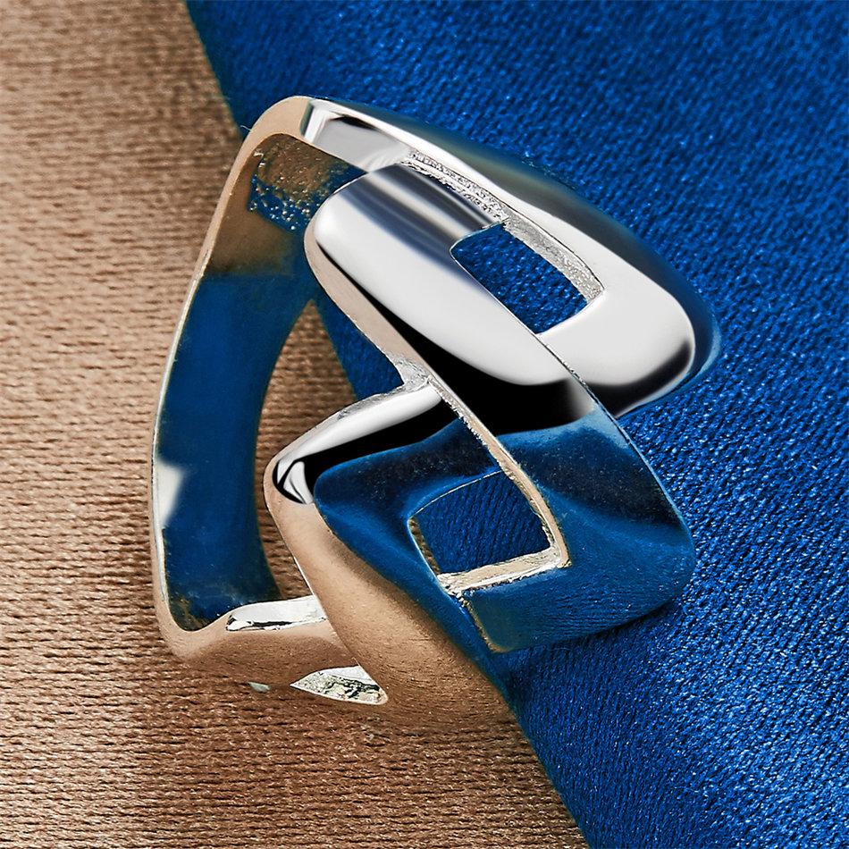 1 piece of 925 sterling silver 7-10 exquisite W ring, women's fashion jewelry gift, wedding accessory