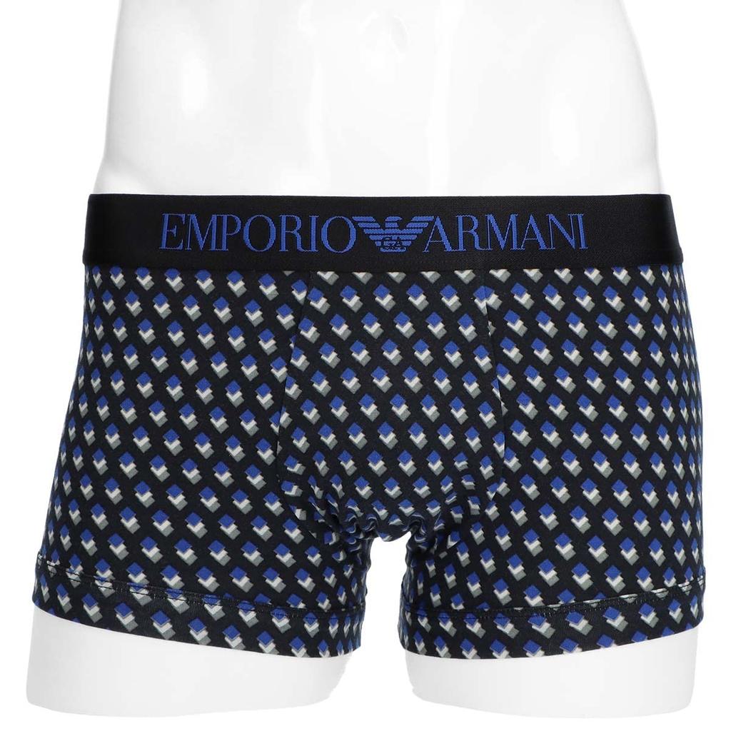 EMPORIO ARMANI Men's Classic Pattern Mix Boxer Shorts, Size S (EU Size, 98. Black), 54075049 (EU Size Small, 98. Black)