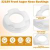 32189 (#32189.0000) Ultra Plastic Front Auger Nose Bushings Replacement for Bunn Beverage Dispensers CDS-3, ULTRA-1, ULTRA-2A, Hopper Auger Nose