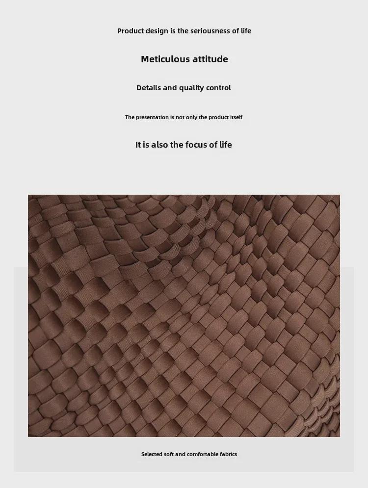 Korean Style Hand-Woven Bags: Fashionable, Casual, Large-Capacity Shoulder and Underarm Bags for Women.