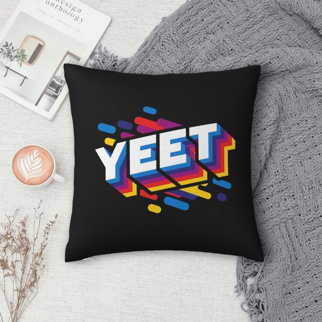 Jey Uso Yeet Trendy Meme Square Pillowcase Pillow Cover Cushion Throw Pillow for Home Sofa Living Room