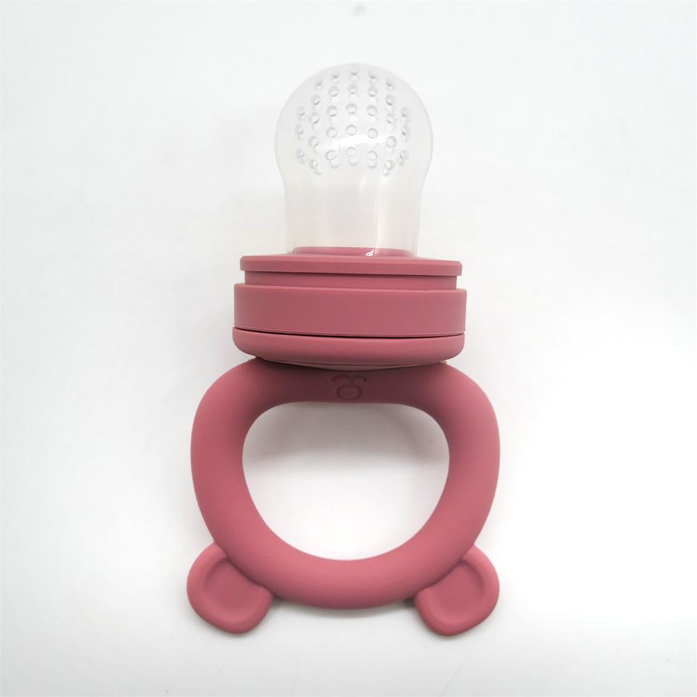 Non-Toxic Baby Food Processor Teether Pacifier Anti-Thumb-Sucking Molar Soothing Toy For Teething Discomfort & Mood Relief