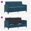 Blue Storage Sofa 172 x 78 x 87 cm Polyester