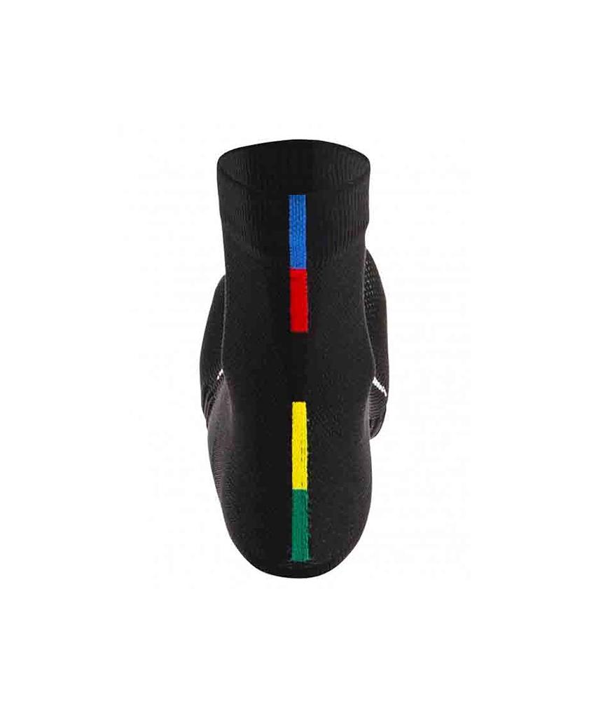 Santini UCI Official High Profile Cycling Socks, Black/Arcenciel