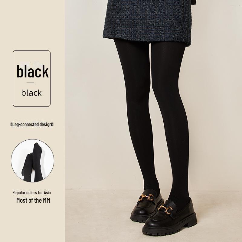 Women's Skin-colored Stockings: Bare Legs, Natural Flesh Tone, Velvet-lined, Thick Pantyhose for a Nude Sensation - Zero Purchase