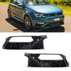 Car Front Bumper Fog Lamp Light Trim Cover Frame Grille Lid Bezel Hood For VW Polo GTI 2014 2015 2016 2017