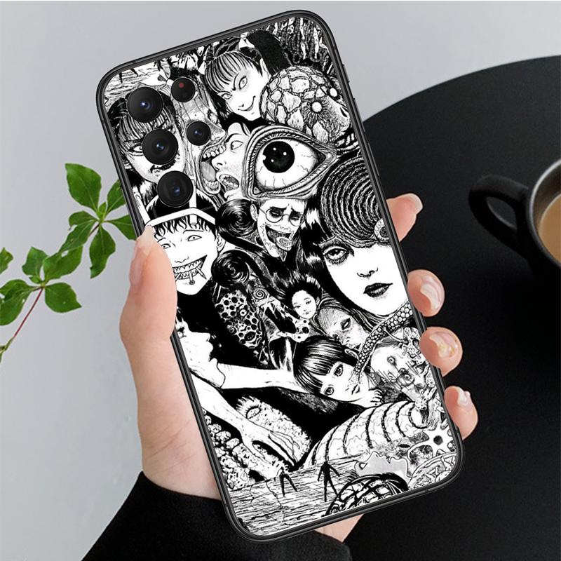 Phone Case for Samsung Galaxy A35 A55 A54 A15 A25 A05s A05 A22 A24 A52 A33 A34 M34 M14 M54 M23 Tomie Junji Ito Case