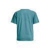 Under Armour Project Rock Johnson Letter Print Pullover Crew Neck Short Sleeve T-Shirt Women tops Glacier-Blue 1376918-433