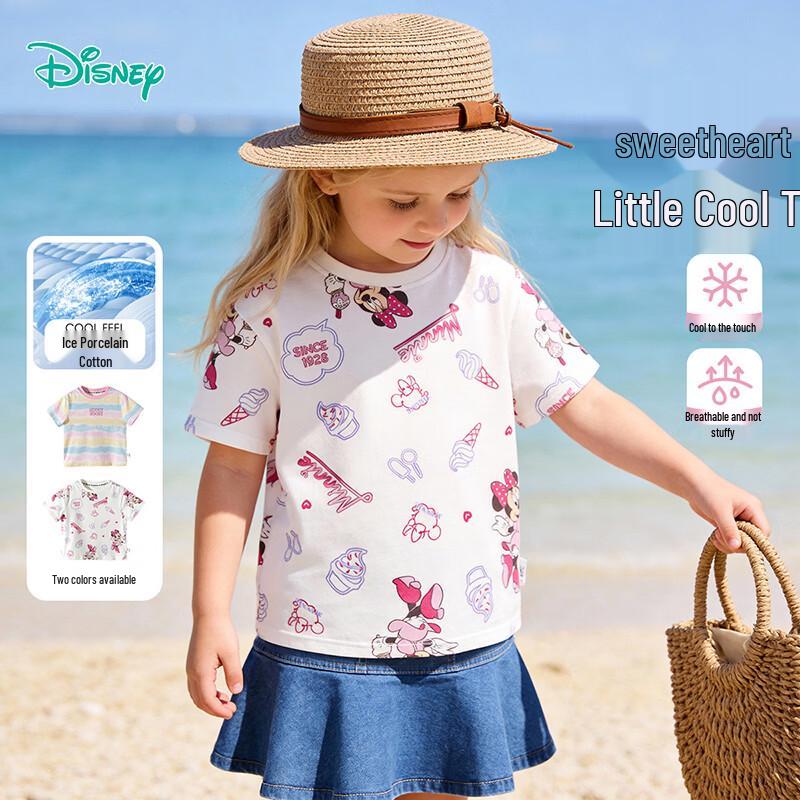 Disney Girls  Summer Casual Short Sleeve T-Shirt 100/52