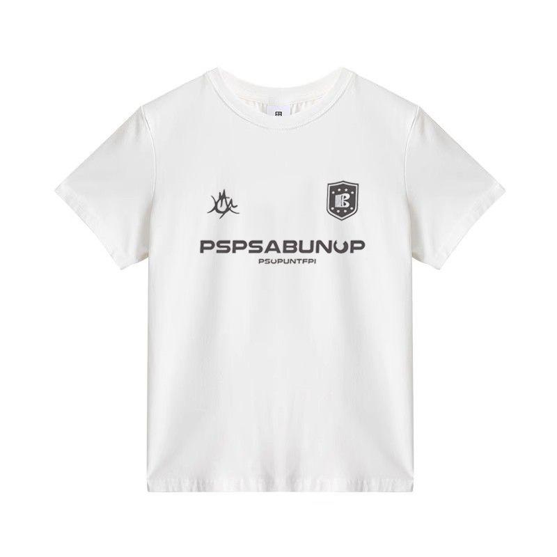 Short-sleeved t-shirt women s summer new white niche non-collision American trendy brand design short-sleeved top women S
