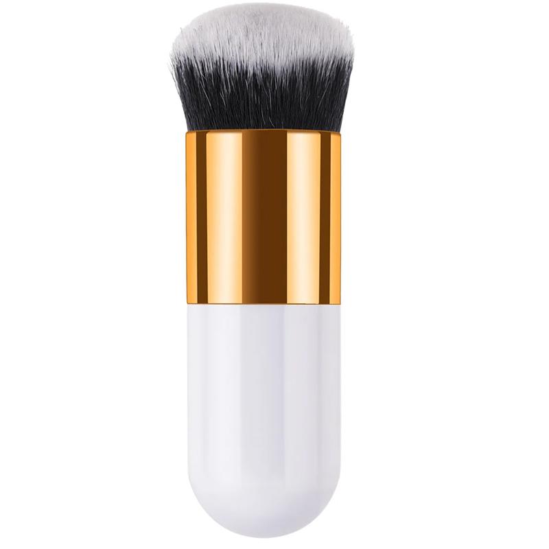 Новая модная пухлая кисть для тонального крема Плоская кремовая кисть для макияжа Профессиональная косметическая кисть кисть для хайлайтера кисть для рассыпчатой пудры