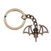 Bat Charm Keychain Spooky Insect Key Holder Halloween Day 28mm Ring