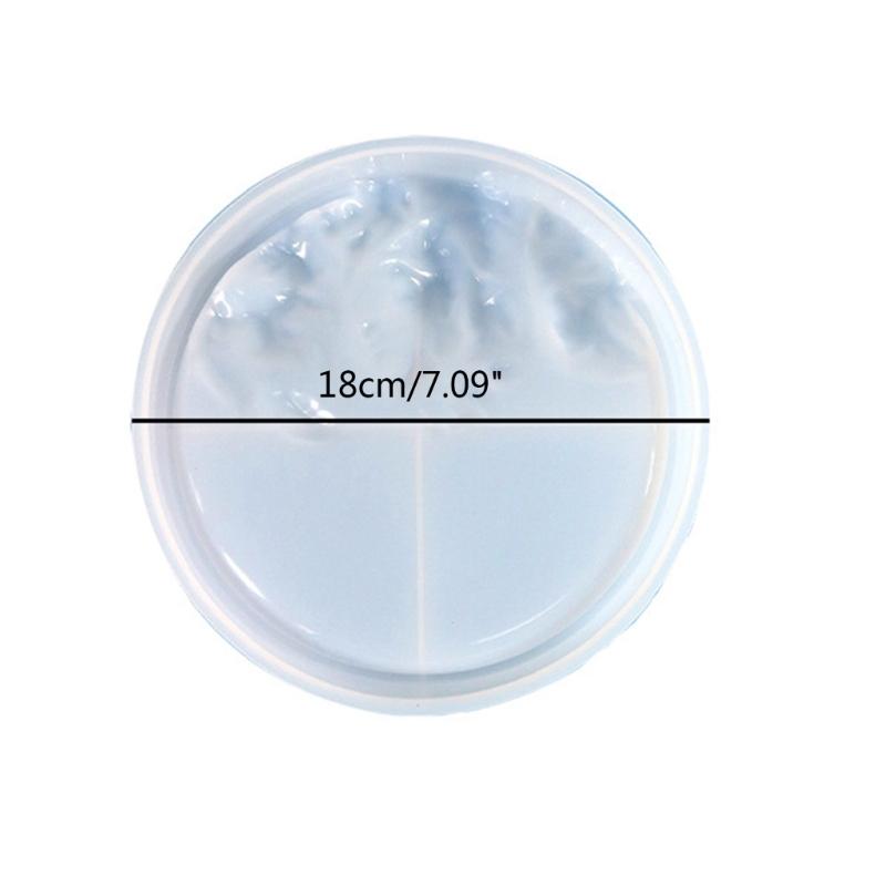 Dish Resin Mold,Silicone Jewelry Tray Mold,Storage Container Epoxy Casting Molds for Ring-Holder,Soap Dish,Candle Holder