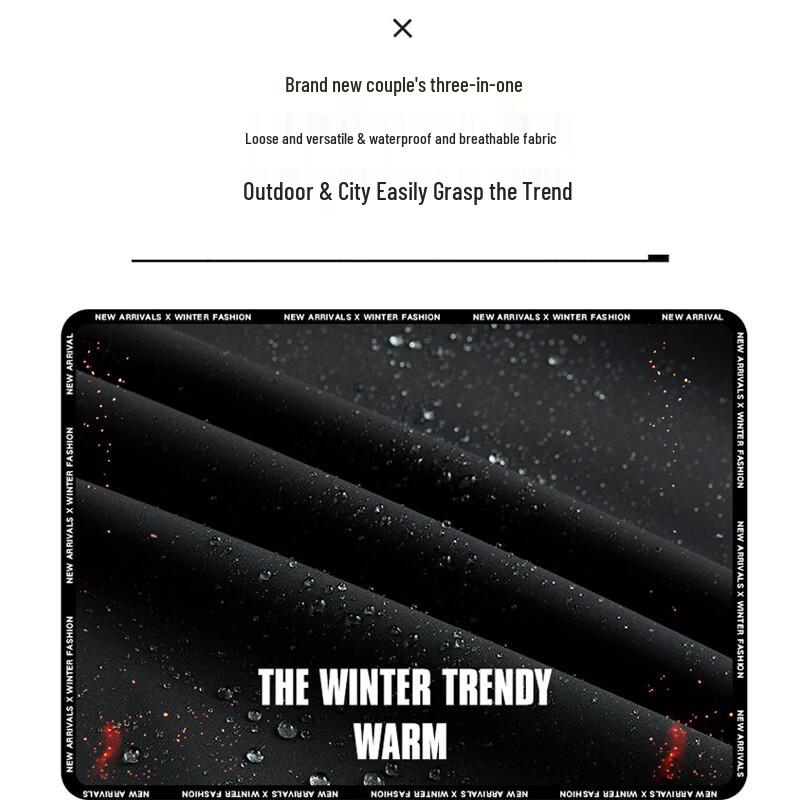 Wassup Sohot Men's 3-in-1 Autumn/Winter Outdoor Jacket