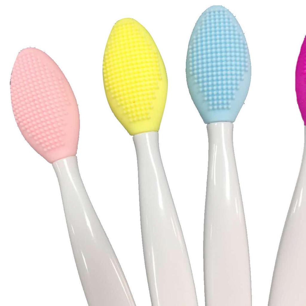 Silicone Soft Rubber Facial Cleansing Brush for Pores and Blackheads