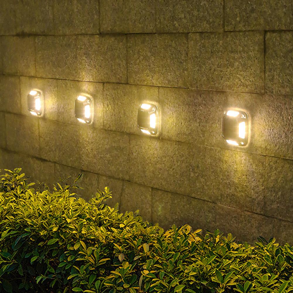 

8 LEDS Solar Ground Light Solar Light Waterproof Warm Light Solar Garden Lamp Outdoor Courtyards Driveway Marker Light