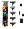 Graffiti 2-Piece Hair Clipper & Razor Set for Styling and Grooming