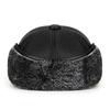 ZHENYUEQI Men's Winter Warm Leather Earflap Hat
