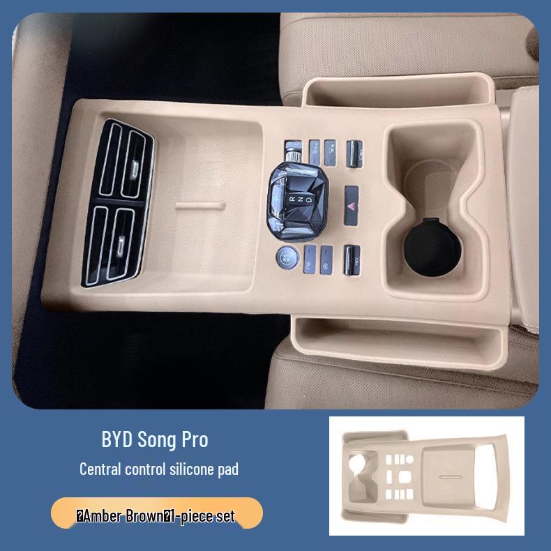 BYD Song Pro Silicone Console Mat with Wireless Charging Anti-Slip Feature