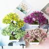 1Pc Artificial Plants Bonsai Small Greenpine Pot Plants Simulation Fake Flowers Ornament for Home Decoration Hotel Garden Decor
