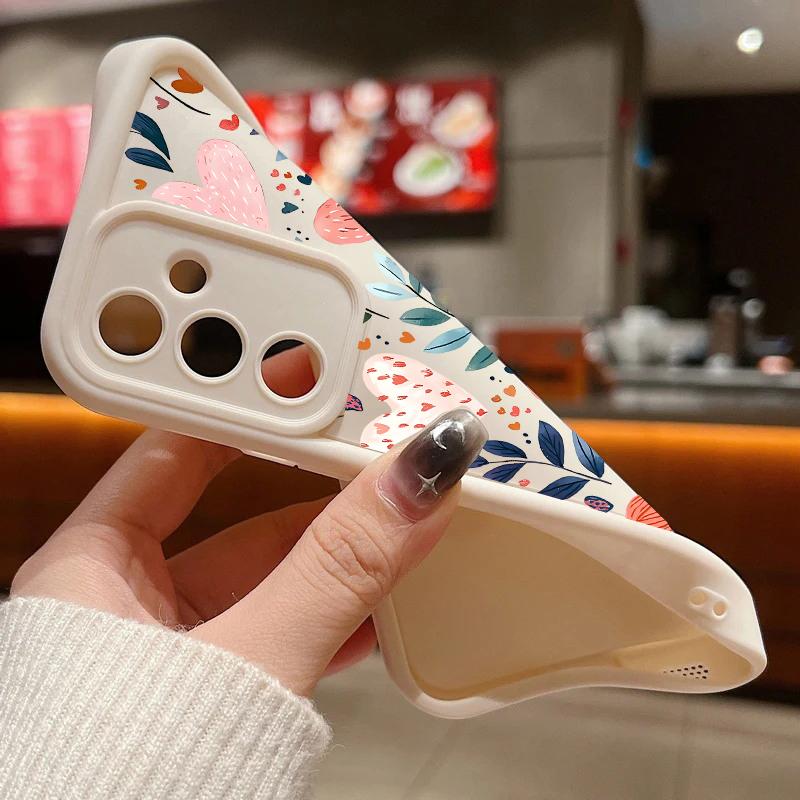 Colorful Love Flower Plant Case For Google Pixel 9 8 7 8A 7A 9 Pro XL Soft Cover Silicone Anti-Knock