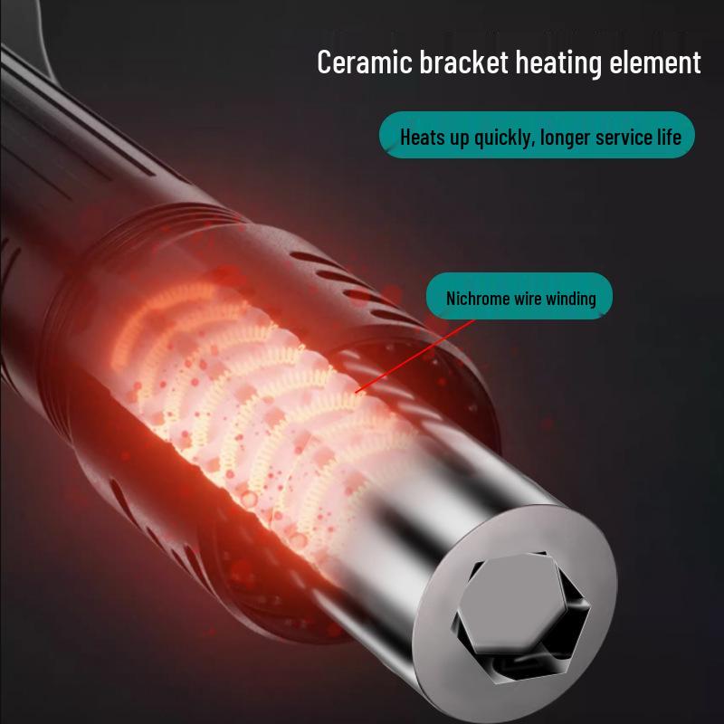 858D High-Power Hot Air Gun Desoldering Station with Adjustable Temperature & Digital Display for Professional Soldering Repair