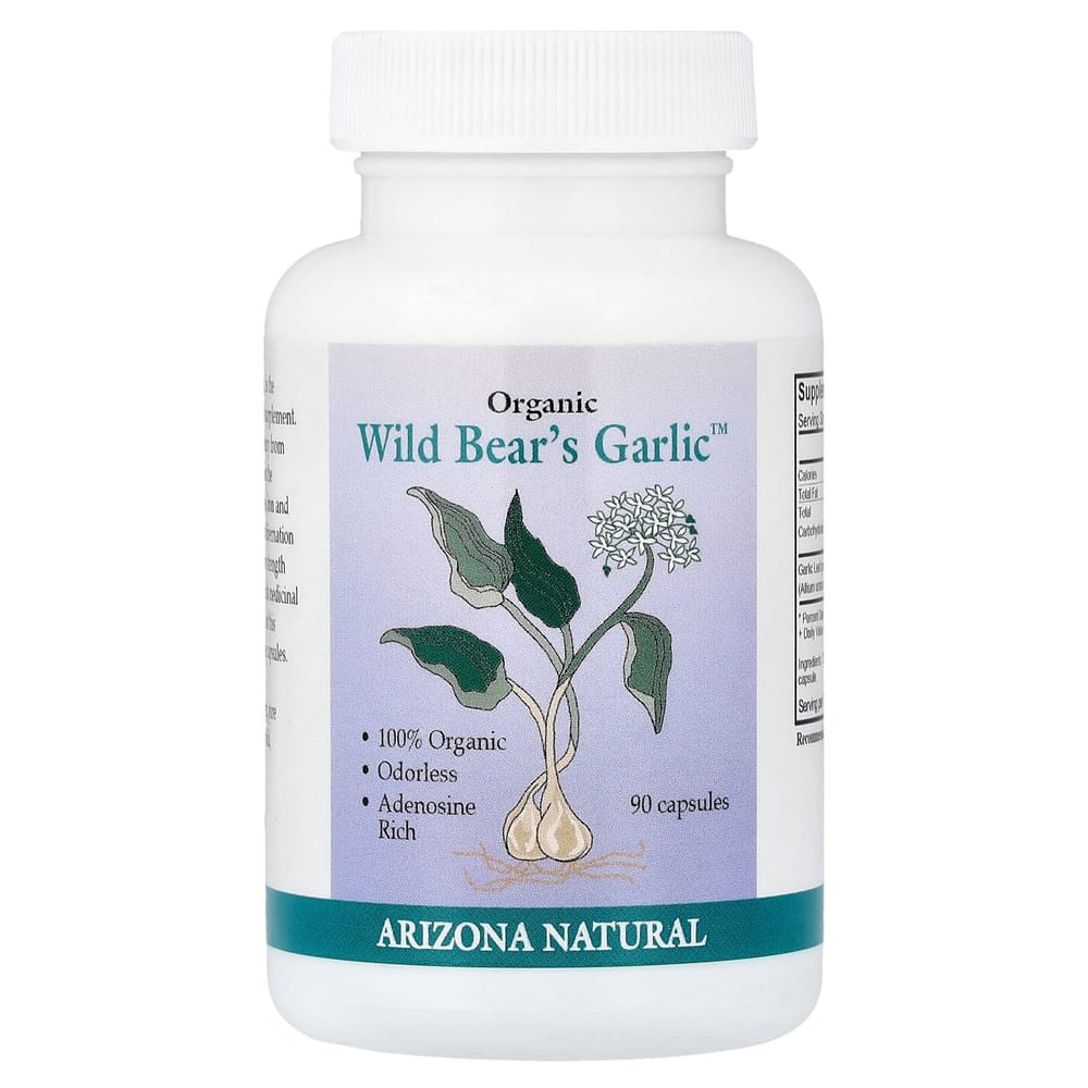 Arizona Natural Wild Bear Garlic Capsules, 90 Count