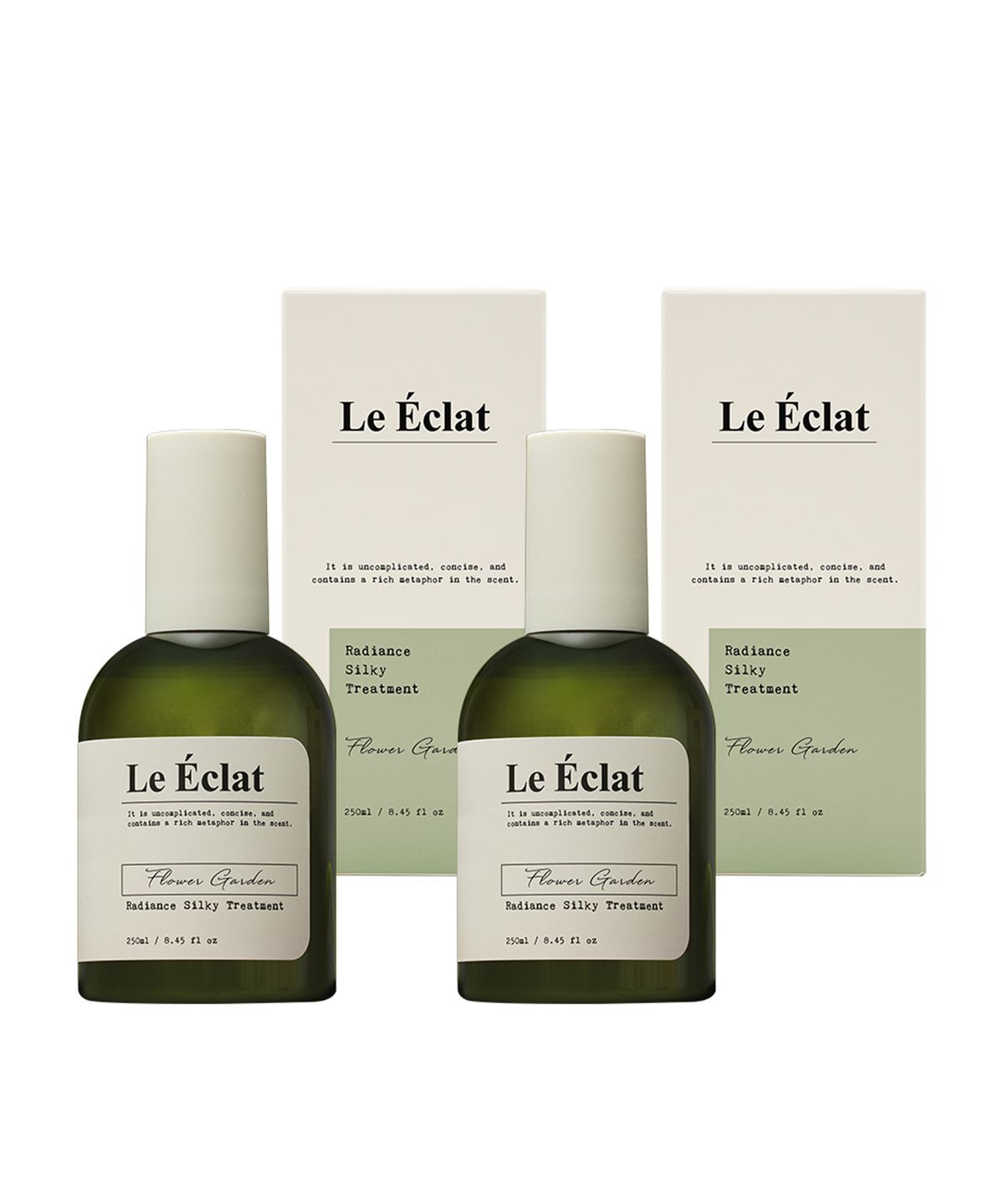 Le Eclat Сияние Шелковистое Treatment Сад Цветов 250 мл x 2