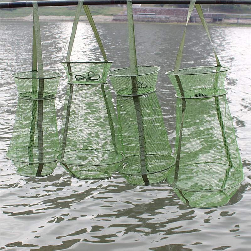 Yuanzu Foldable Rubberized Nylon Fishing Keep Net