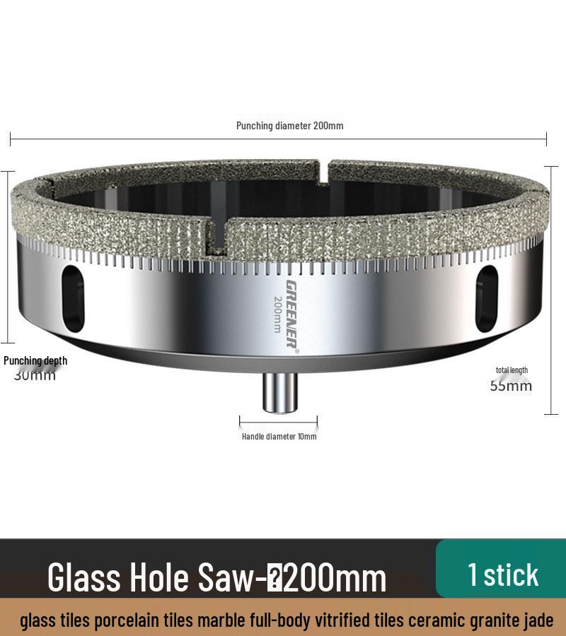 Green Forest Diamond Drill Bit for Tiles, Glass & Marble