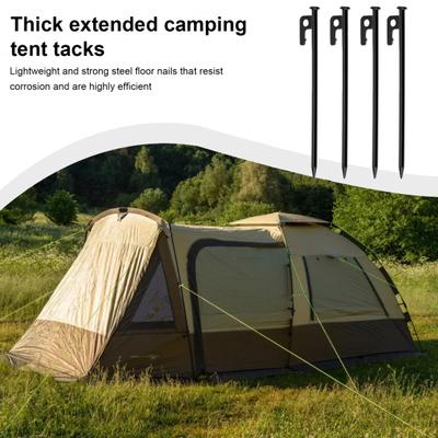 Zelthering Nagelspitze mit Haken Scharfe Spitze Design Rostfrei Korrosionsbeständig Weit Verbreitet Gartenstecker Campinghering