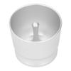 Kaffeepulver-Picker Aluminiumlegierung Ergonomischer Kaffeepulver-Auffänger für 51mm 53mm 58mm Siebträger Silber
