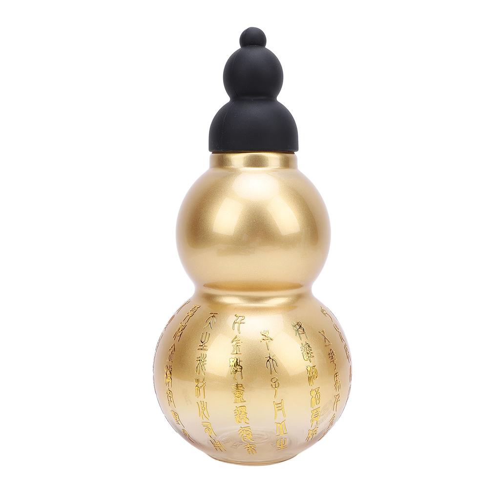 Gourd Water Bottle PCTG 800ml Chinese Retro Portable Drinking Gourd Sports Bottle with Straw Strap