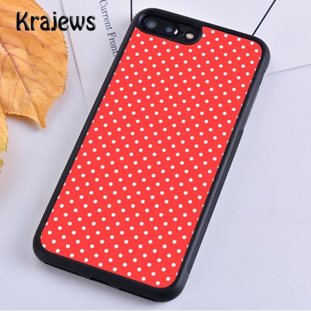 

Чехол для телефона Krajews красный, черный, золотой в горошек для iPhone 14 5 SE 6 7 8 plus XR XS 11 12 13 pro max Samsung S21 S22ultra iPhone 5 5s SE