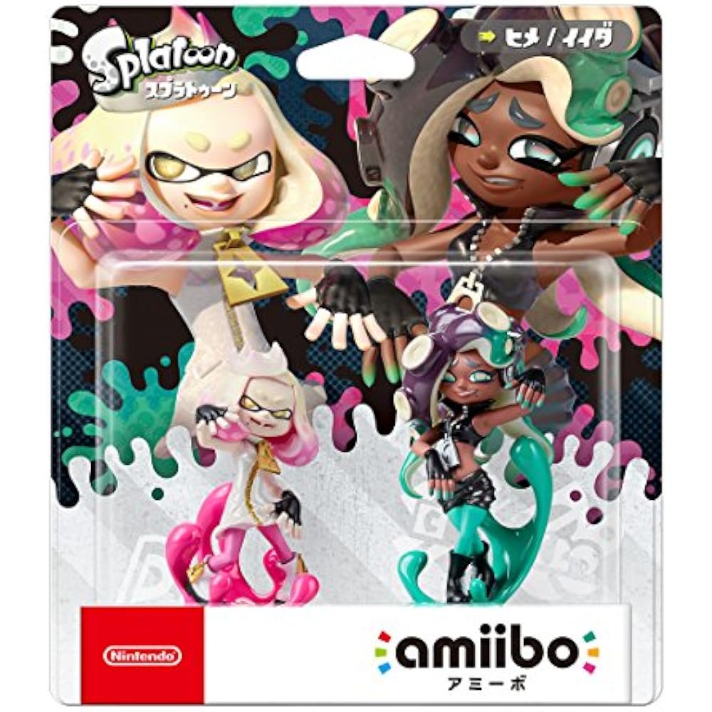 amiibo Tentacles Set [Hime/Iida] (Splatoon series)
