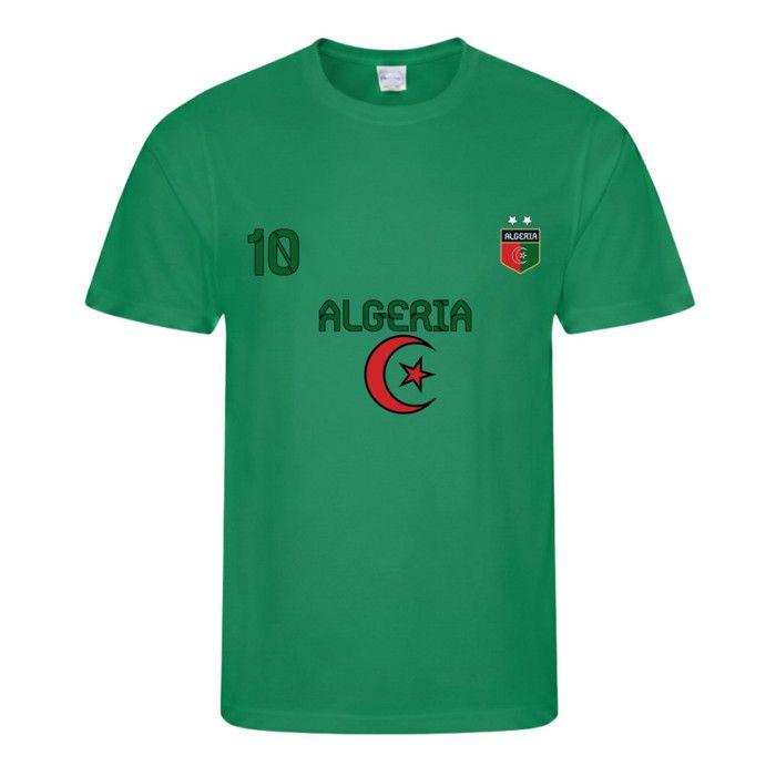 Ensemble de foot maillot et short Algérie enfant vert - - Vert