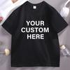 Printed Cotton T-Shirt Personalized Design T Shirt Inspired Text DIY Photo Picture Tee Cotton S