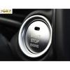 2PCS Silver Engine Start Stop Button+Ring Cover Trim For 2014+ Mazda 3 6 CX-5