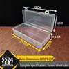 Transparent Plastic Storage Box for Phone Repair Parts and Stationery