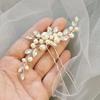 European & American Pearl Bridal Updo Hairpins – White U-shaped Wedding Accessories