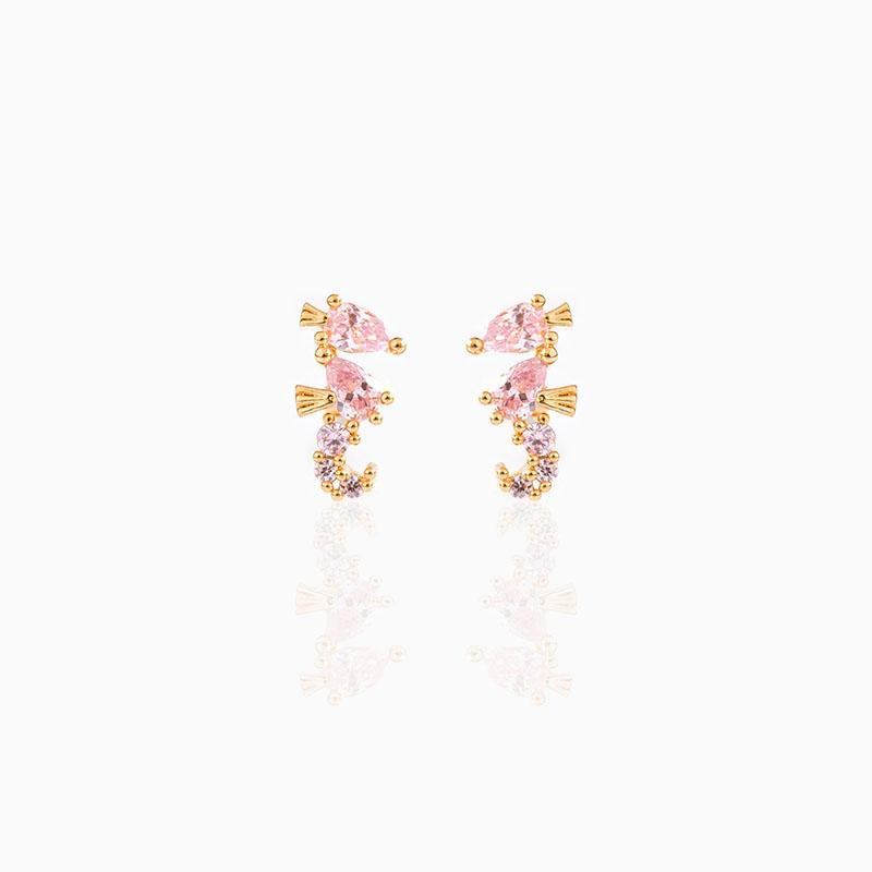 

ANENJERY Змішані стилі Барвисті сережки-гвоздики Ocean Series для жінок Милі тварини Сережки Ювелірні подарунки S-E1974